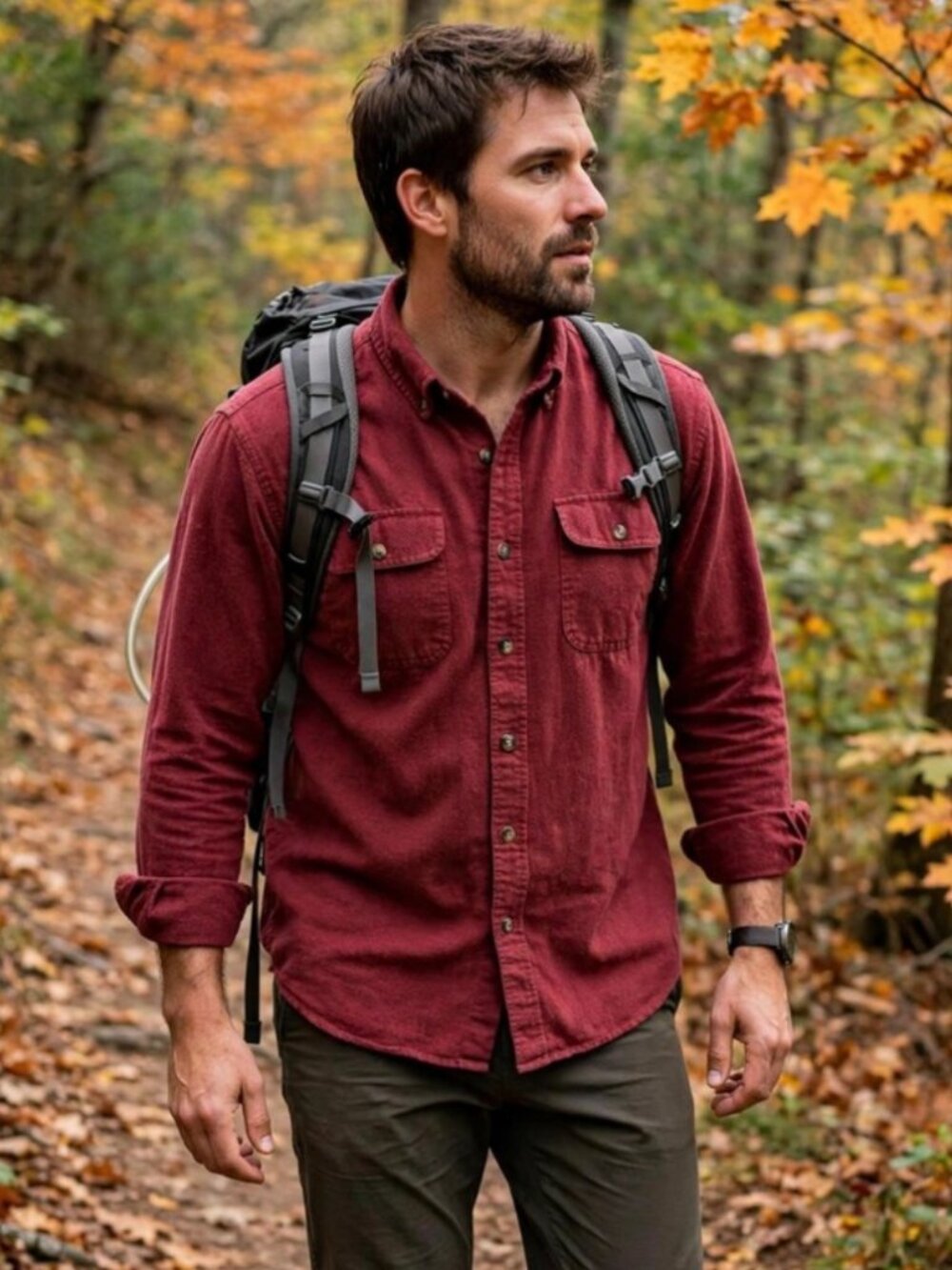 DULUTH TRADING CO. | Men’s | Chamois Midweight Flannel Shirt | Size M